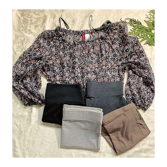 NEW H&M blouse peasant style Floral blouse Size S - Picture 5 of 5